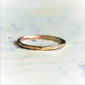 single dainty 14k gold filled stacking ring